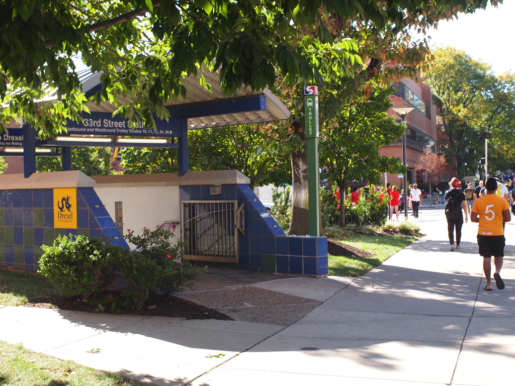 33rd Street Trolley Entrance